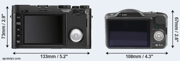 Comparison X Vario or GF3 rear