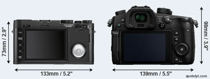 Comparison X Vario or GH5 rear