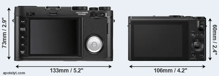 Comparison X Vario or LX10 rear