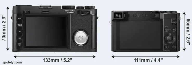 Comparison X Vario or ZS100 rear