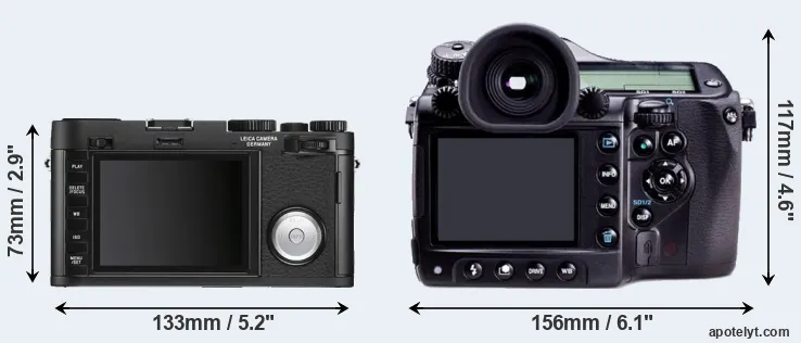 Comparison X Vario or 645D rear