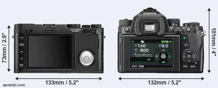 Comparison X Vario or KP rear