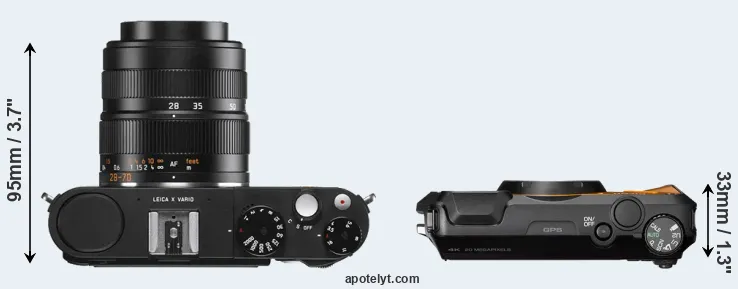 Compare X Vario versus WG-6 top