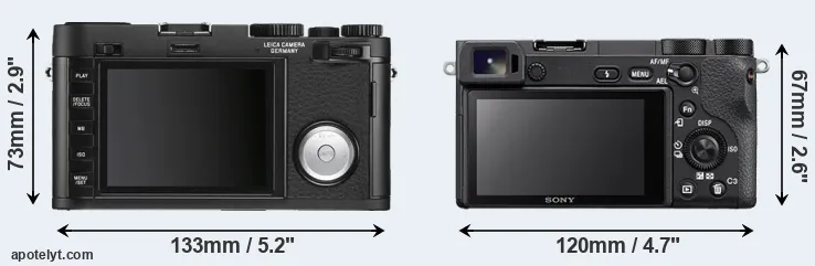 Comparison X Vario or A6500 rear