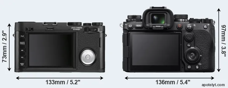 Comparison X Vario or A9 III rear