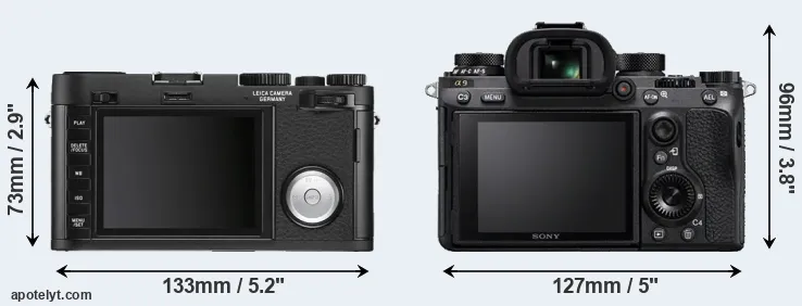 Comparison X Vario or A9 rear