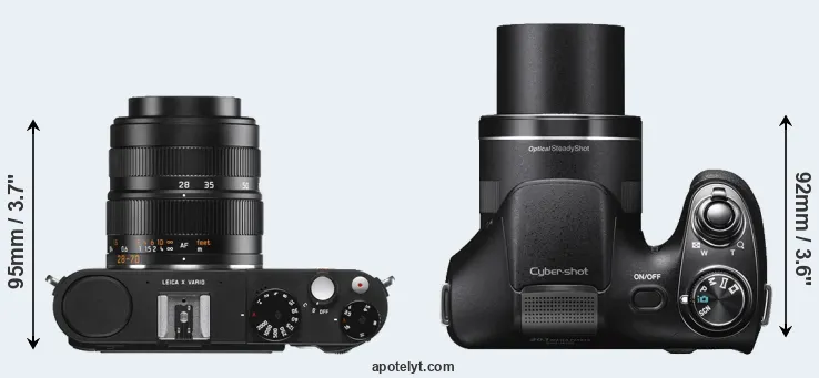 Compare X Vario versus H300 top