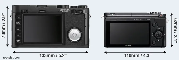 Comparison X Vario or NEX-3N rear