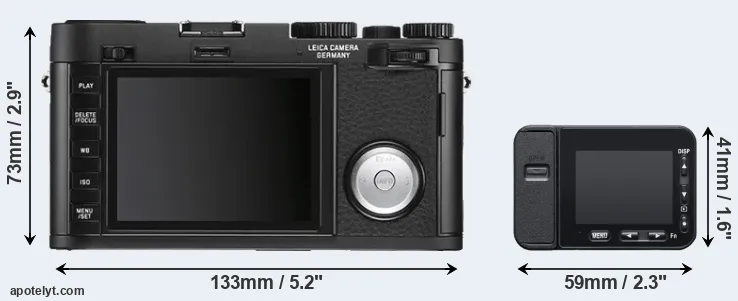 Comparison X Vario or RX0 II rear