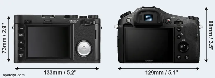 Comparison X Vario or RX10 rear