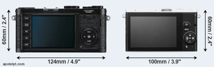 Comparison X1 or J4 rear
