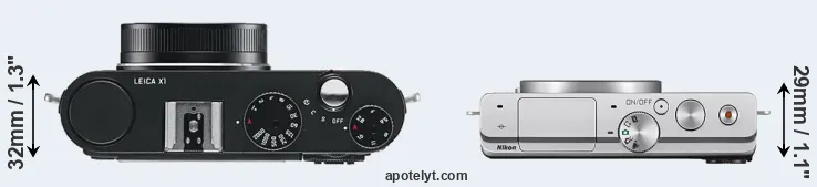 Compare X1 versus J4 top