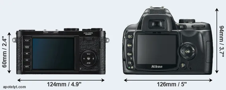 Comparison X1 or D60 rear