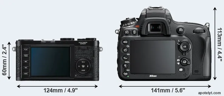 Comparison X1 or D610 rear