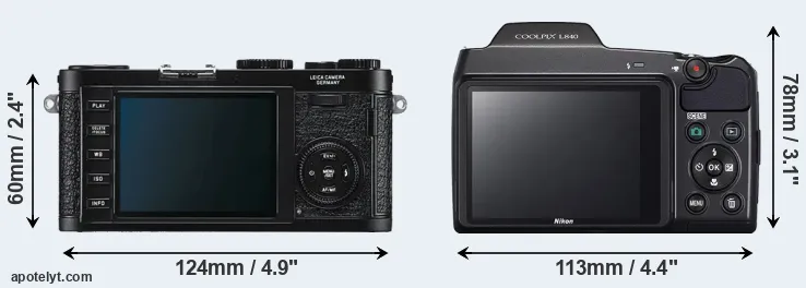 Comparison X1 or L840 rear