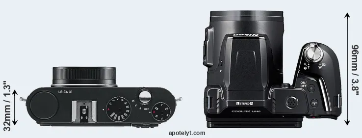 Compare X1 versus L840 top