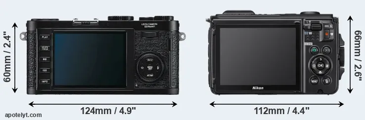 Comparison X1 or W300 rear