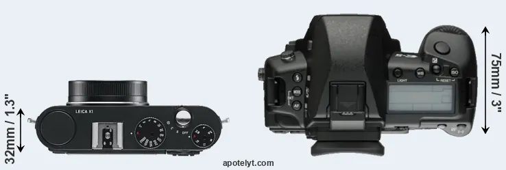 Compare X1 versus E-5 top