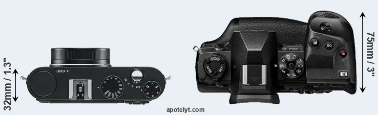 Compare X1 versus E-M1X top