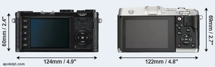 Comparison X1 or E-P5 rear