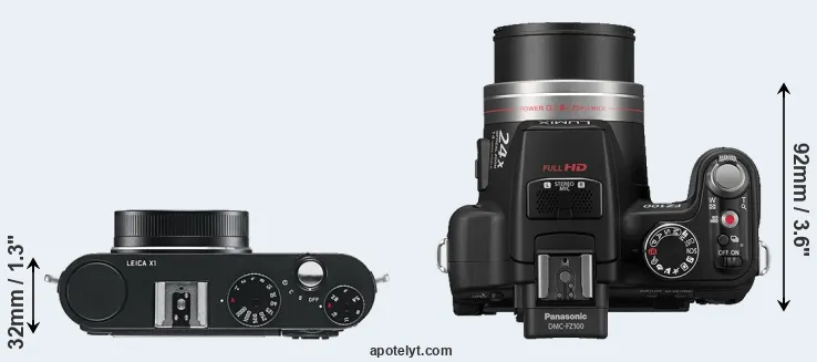 Compare X1 versus FZ100 top
