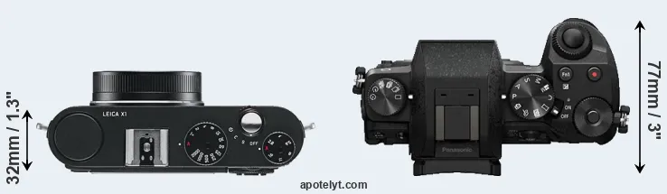 Compare X1 versus G7 top
