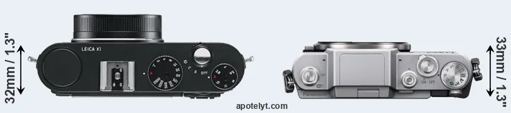 Compare X1 versus GF7 top