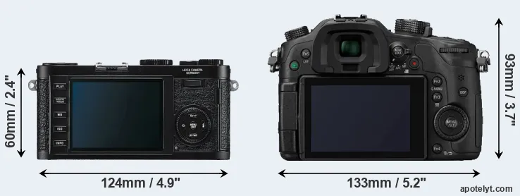 Comparison X1 or GH4 rear