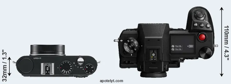 Compare X1 versus S1H top