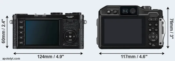 Comparison X1 or TS7 rear