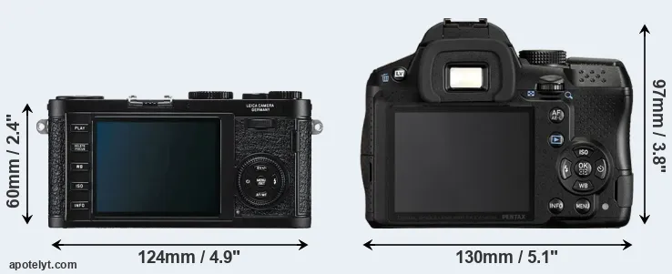 Comparison X1 or K-30 rear