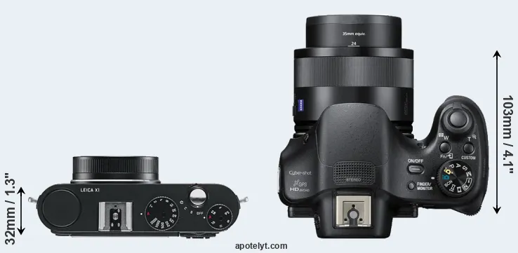 Compare X1 versus HX400V top