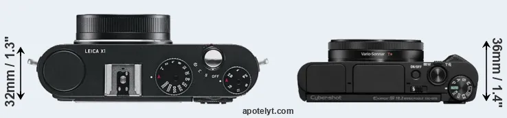 Compare X1 versus HX99 top