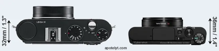 Compare X1 versus WX800 top