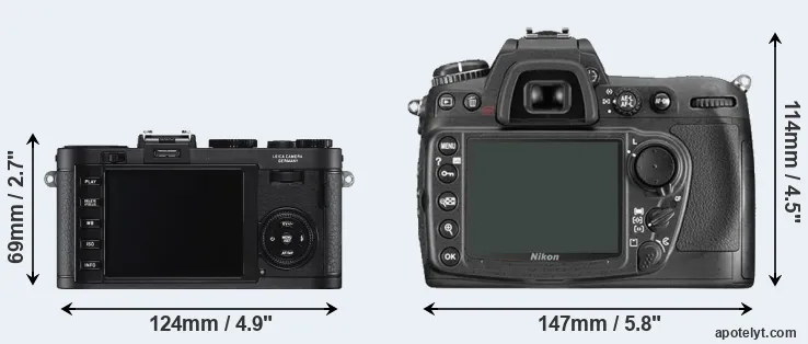 Comparison X2 or D300 rear