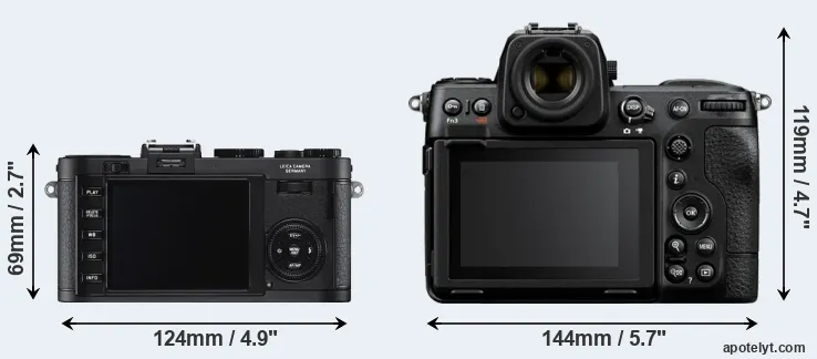 Comparison X2 or Z8 rear
