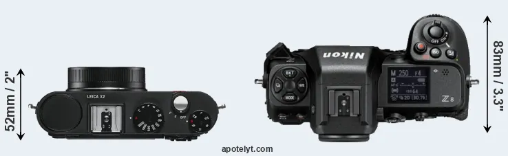 Compare X2 versus Z8 top