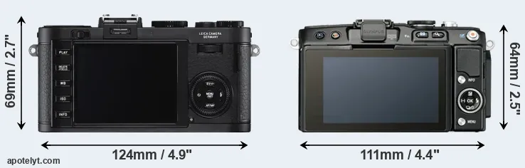 Comparison X2 or E-PL5 rear