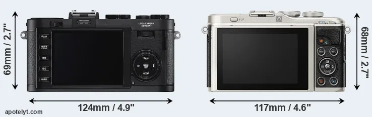 Comparison X2 or E-PL9 rear