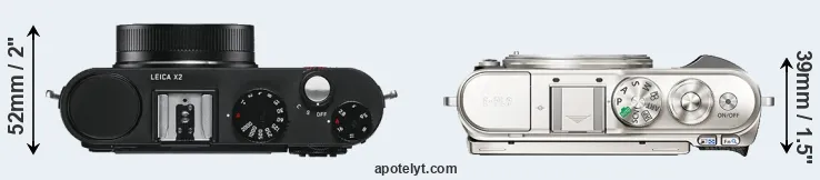 Compare X2 versus E-PL9 top