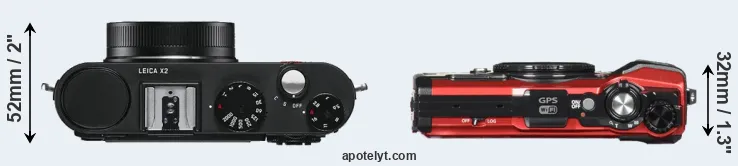 Compare X2 versus TG-5 top