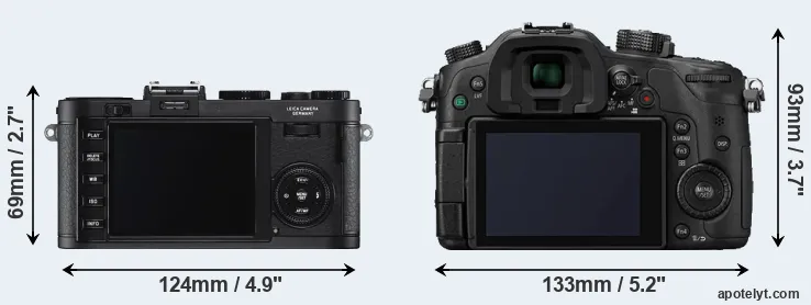 Comparison X2 or GH4 rear