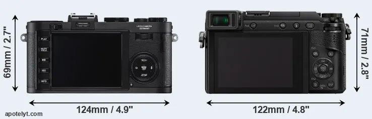 Comparison X2 or GX80 rear