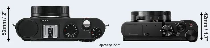 Compare X2 versus LX10 top