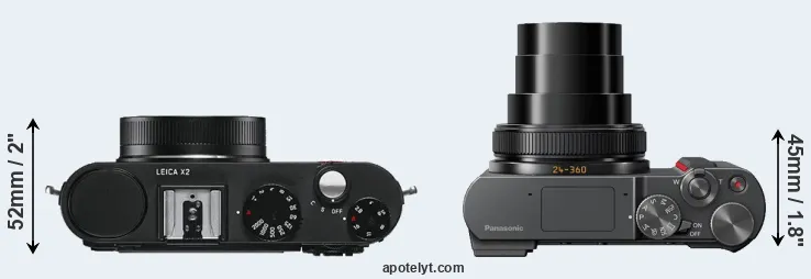 Compare X2 versus ZS200 top