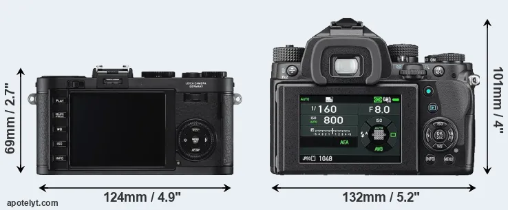Comparison X2 or KP rear