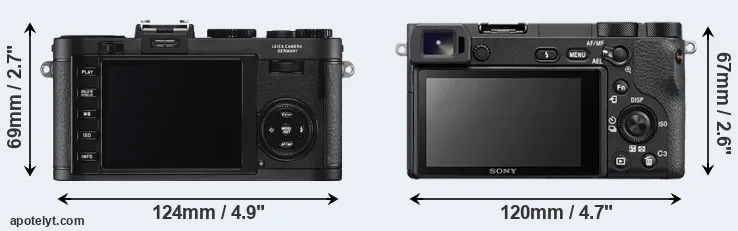Comparison X2 or A6500 rear