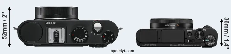 Compare X2 versus HX99 top