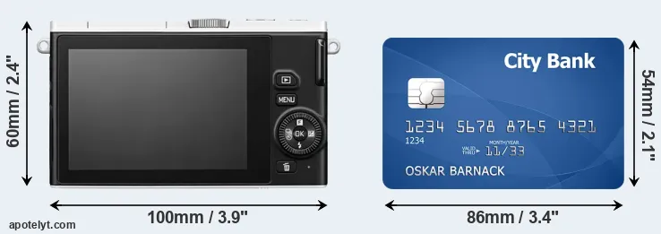 J4 and credit card rear side