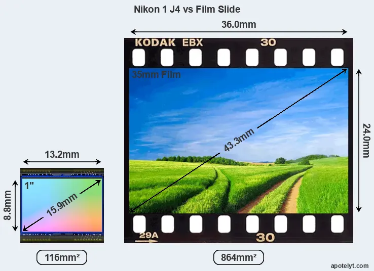 Nikon 1 J4 sensor measures